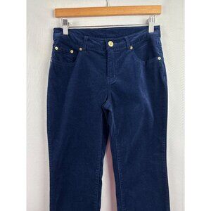 Completely Me By Liz Lange Womens 4P Navy Corduroy Pants